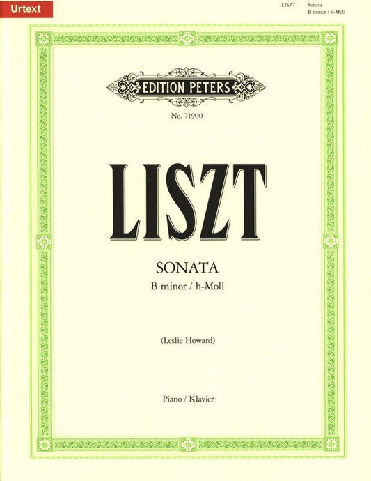 Liszt - Piano Sonata B Minor Urtext Edition