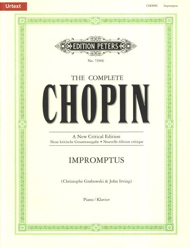 Chopin - Impromptus New Critical Edition for Piano Solo