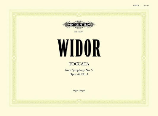 Toccata From Symphony No 5 Op 42 Organ (Softcover Book)