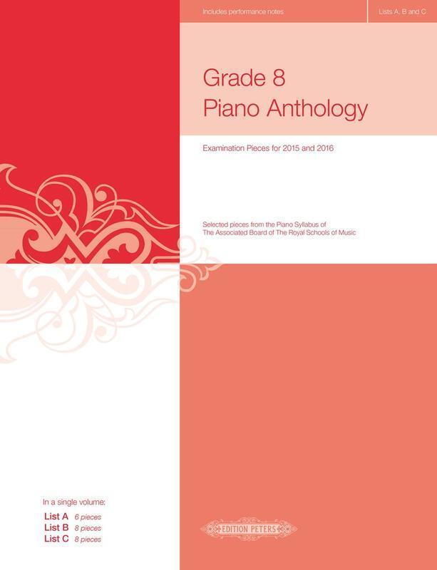 ABRSM Grade 8 Piano Anthology 2015 And 2016 (Softcover Book)