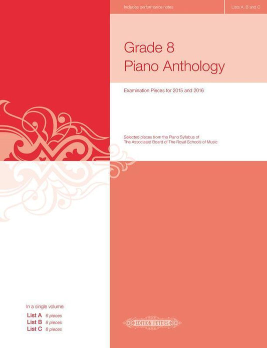 ABRSM Grade 8 Piano Anthology 2015 And 2016 (Softcover Book)