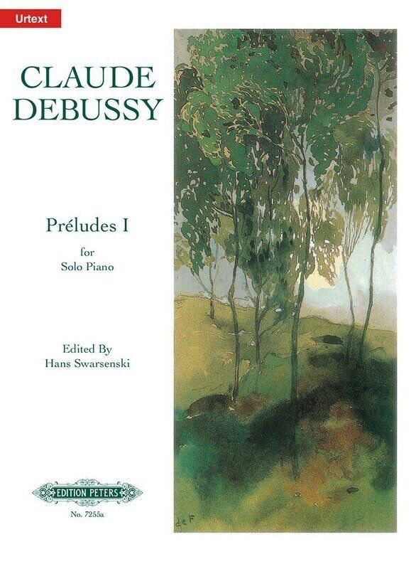 Debussy Preludes Book 1 for Solo Piano, Edited by Hans Swarsenski, Edition Peters