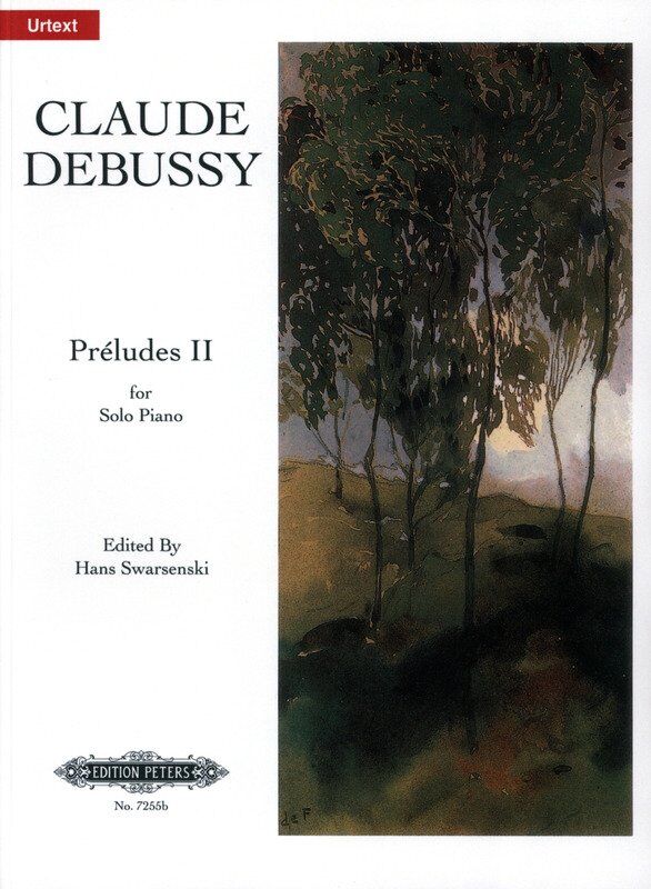 Debussy - Préludes Book 2, Edited by Swarenski, Piano Solo, Edition Peters