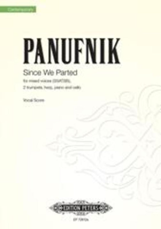 Panufnik - Since We Parted Vocal Score