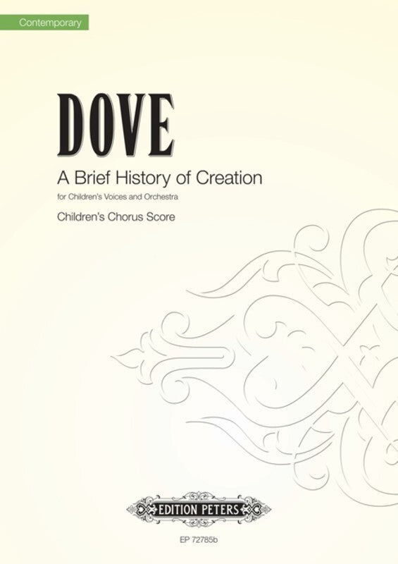 Edition Peters - A Brief History Of Creation Childrens Chorus Score