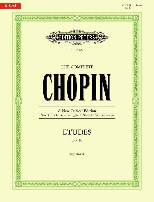 Chopin - Etudes Op. 10 New Critical Edition Urtext by Edition Peters