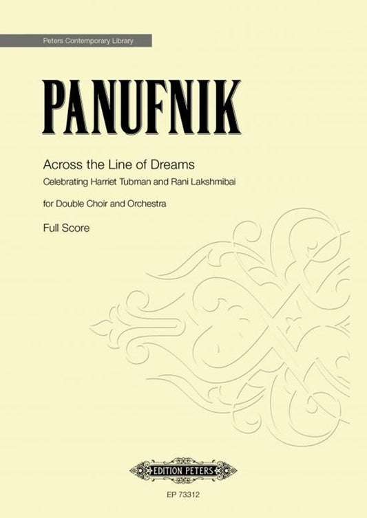 Panufnik - Across The Line Of Dreams Full Score (Pod) Score