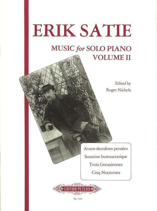 Satie - Music for Solo Piano Vol 2 by Erik Satie, Edition Peters, Piano Solo, 1 Page