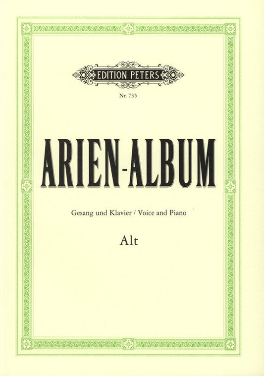 Aria Album for Contralto — Voice & Piano (Edition Peters)