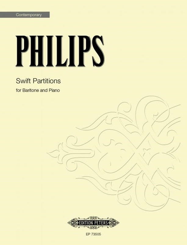 Philips - Swift Partitions For Baritone/Piano (Pod) Softcover Book (Vocal)