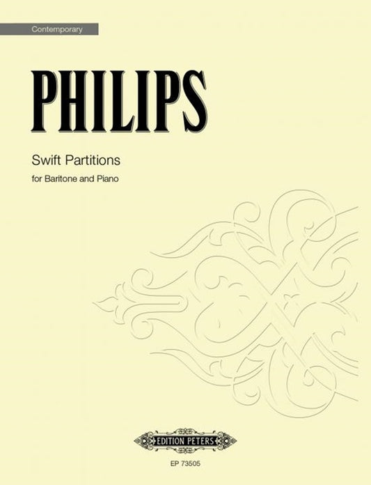 Philips - Swift Partitions For Baritone/Piano (Pod) Softcover Book (Vocal)