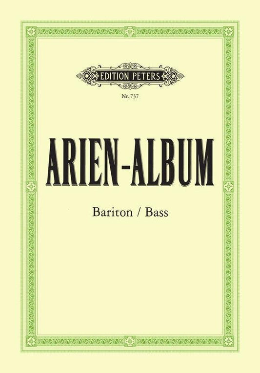 Aria Album for Baritone/Bass (Edition Peters)