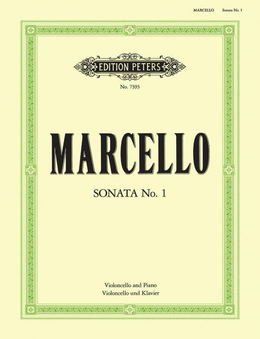 Marcello - Sonata In F Op 2 No 1 Cello/Piano (Softcover Book)