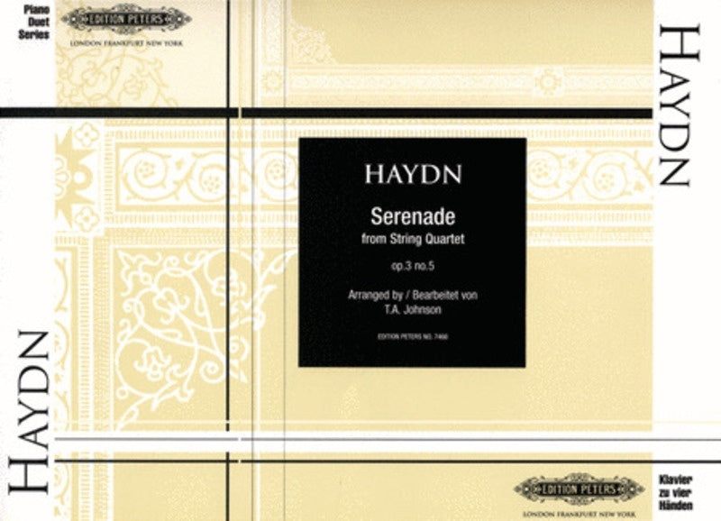 Serenade From String Quartet Op 35 No 5 (Softcover Book)