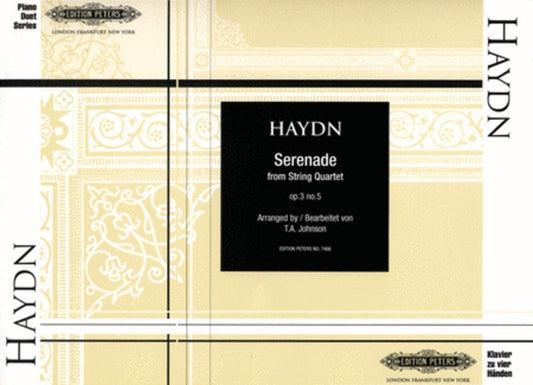 Serenade From String Quartet Op 35 No 5 (Softcover Book)