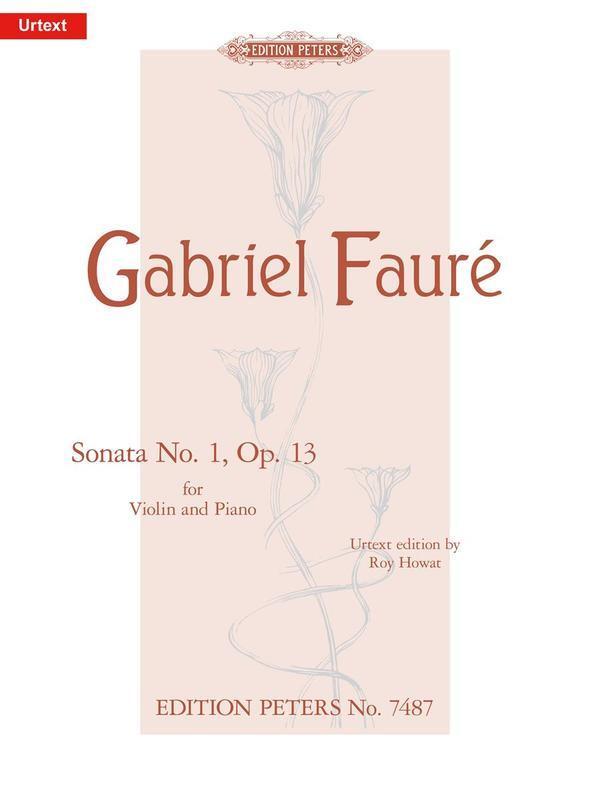 Sonata No 1 Op 13 A Ed Howat Violin Piano Urtext (Softcover Book)