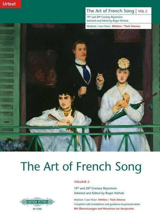 Art Of French Song Book 2 Med Low (Softcover Book)