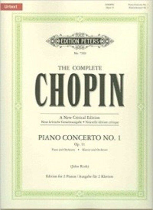 Chopin Concerto No. 1 Op. 11 E Minor 2 Pianos 4 Hands Urtext Edition Peters