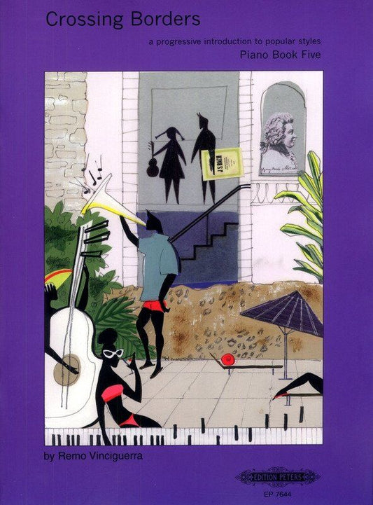Crossing Borders Book 5 by Remo Vinciguerra for Piano Solo