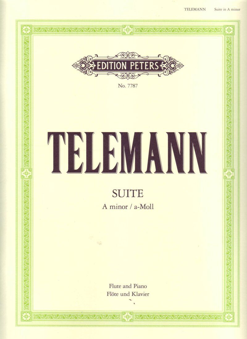 Telemann - Suite in A Minor for Flute and Piano