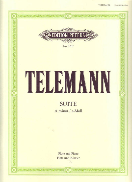 Telemann - Suite in A Minor for Flute and Piano