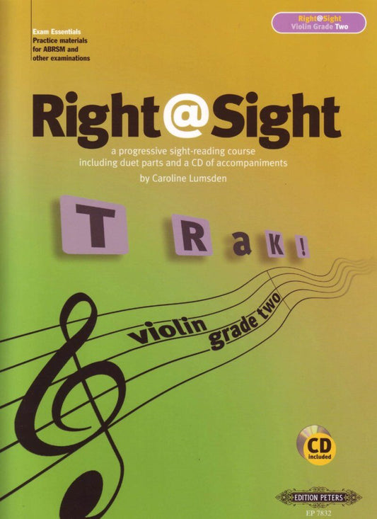 Right@Sight for Violin Grade 2 Book with CD