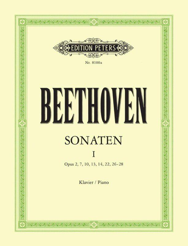Beethoven - Piano Sonatas Vol 1 Edited by Arrau Urtext