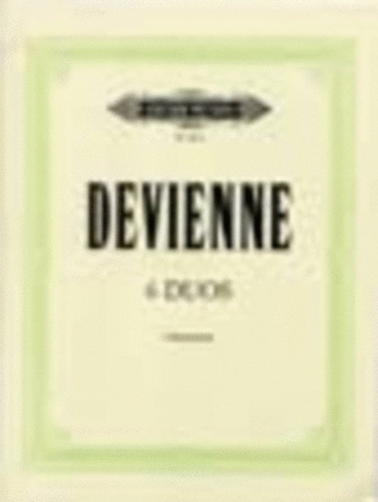 Duos 6 Op 74 2 clarinet (Softcover Book)