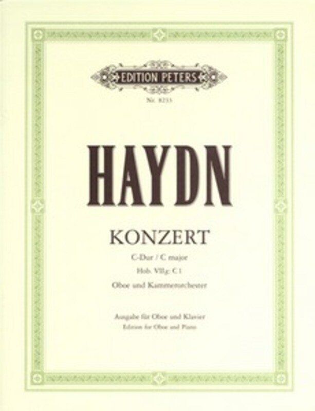 Haydn Concerto in C Major Hob. VIIg:C1 for Oboe and Piano - Edition Peters