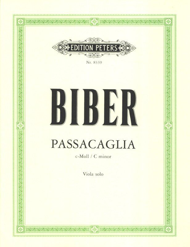 Biber - Passacaglia in C Minor for Viola Solo Arr. Lebermann