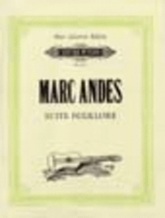Andes - Suite Folklore For Guitar (Softcover Book)