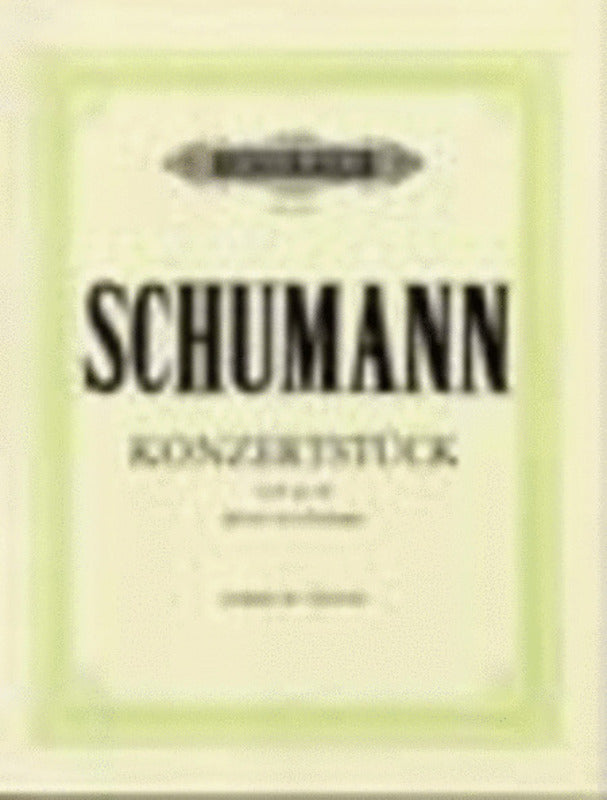 Concert Pieces Arr Schumann After Op 86 2P 4H (Softcover Book)