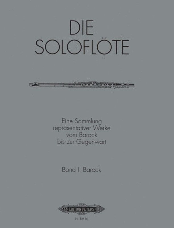 The Solo Flute Vol. 1 Baroque - Flute Solo by Edition Peters