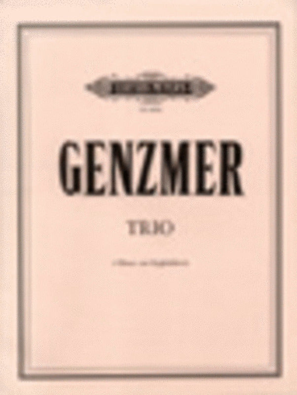 Trio For 2 Oboes And Cor Anglais (Set Of Parts) Book