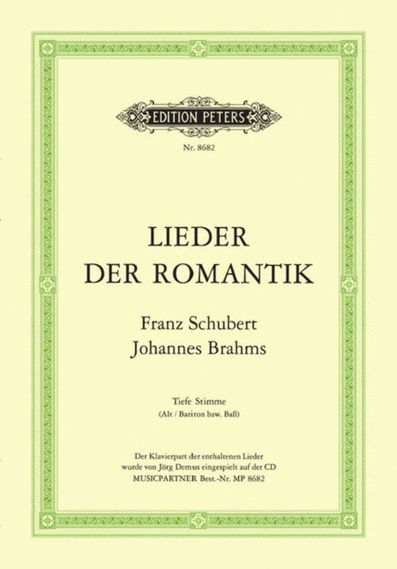 Selected Lieder Low Schubert And Brahms (Softcover Book)
