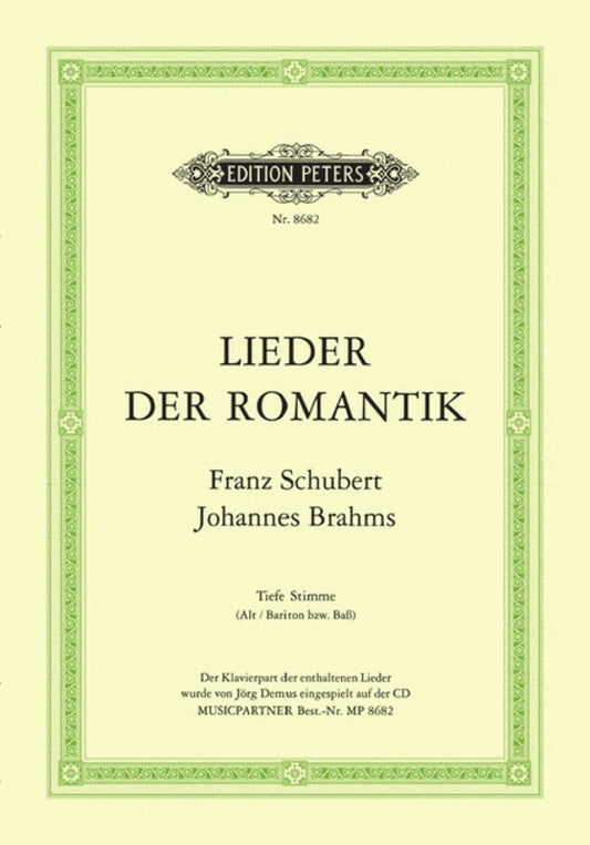Selected Lieder Low Schubert And Brahms (Softcover Book)