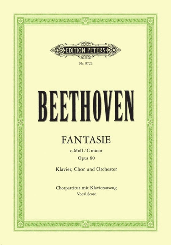 Beethoven - Choral Fantasy Op 80 SATB (Softcover Book)