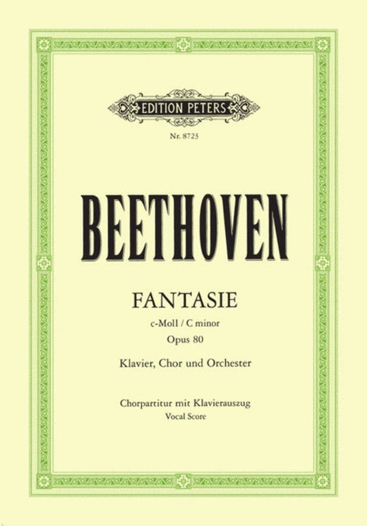 Beethoven - Choral Fantasy Op 80 SATB (Softcover Book)