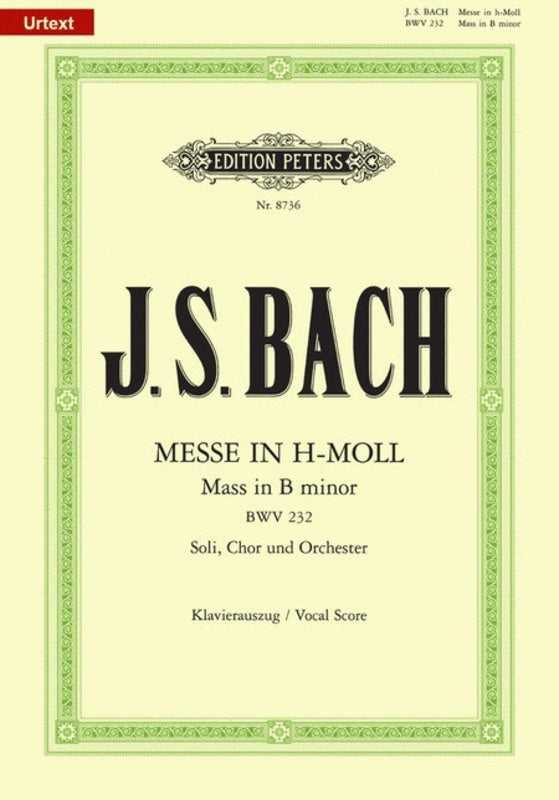 Mass B Min Bwv 232 Vs (Softcover Book)