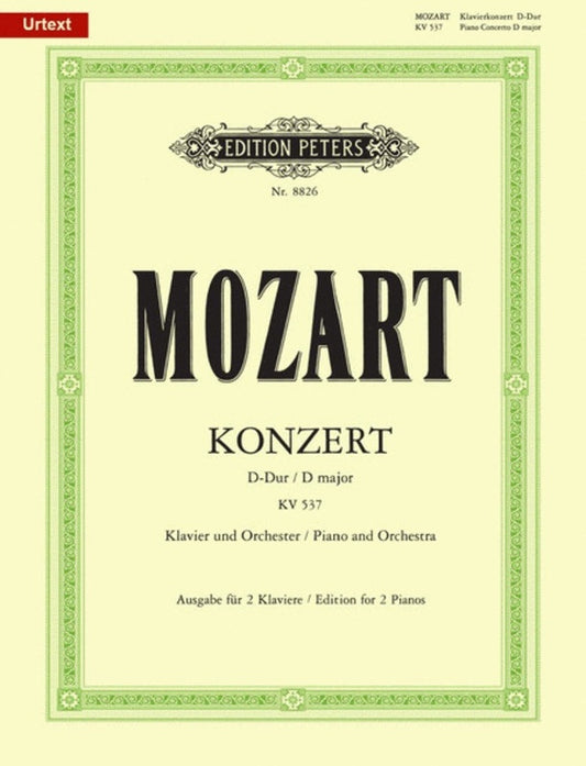 Concerto K 537 D 2P 4H (Softcover Book)