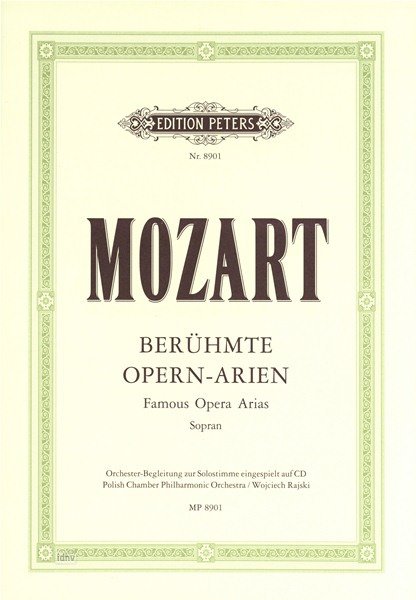 Mozart: Famous Opera Arias for Soprano (Edition Peters)