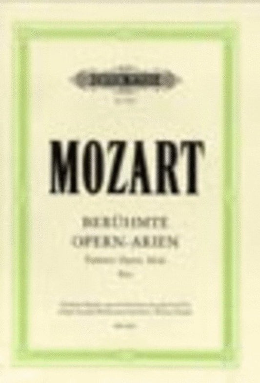 Mozart: Famous Opera Arias for Bass (Edition Peters)