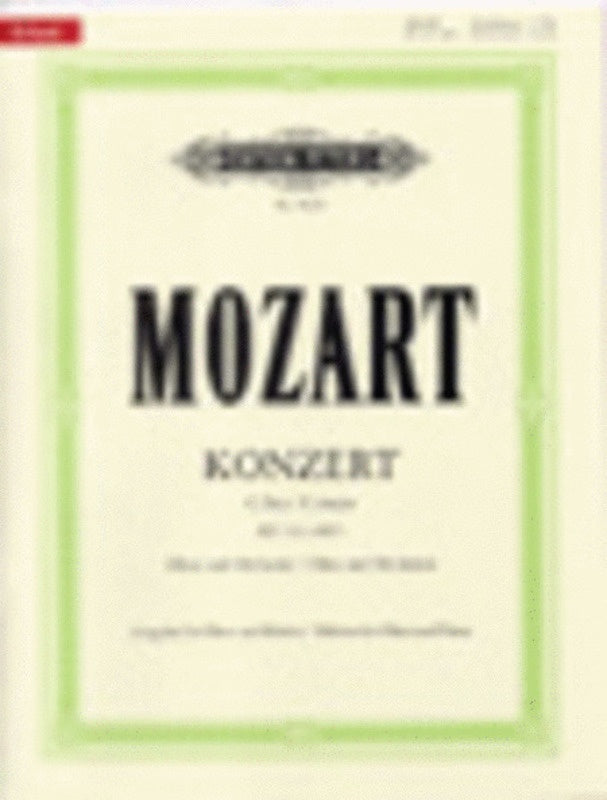 Mozart - Concerto In C K 314 Oboe/Piano Urtext (Softcover Book)
