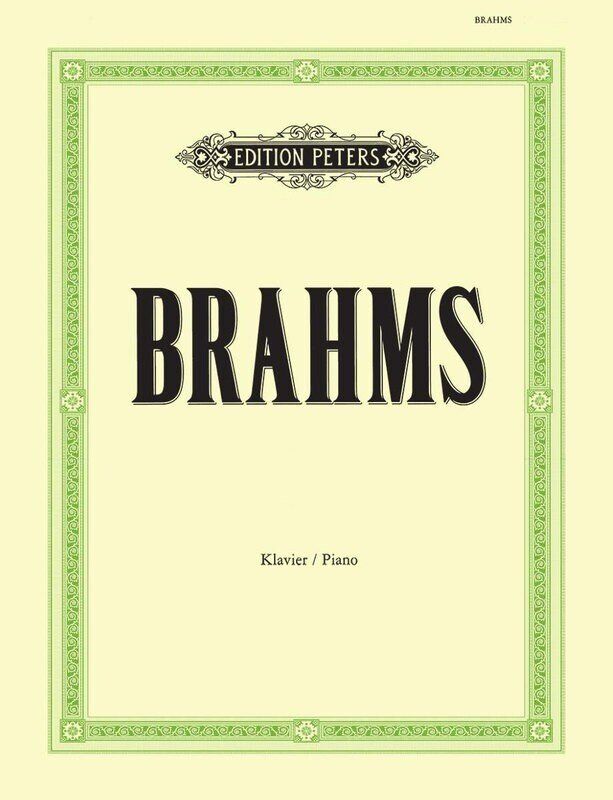Brahms - 8 Piano Pieces Op 76 Urtext Edition Peters