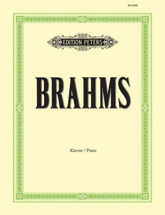 Brahms - 8 Piano Pieces Op 76 Urtext Edition Peters