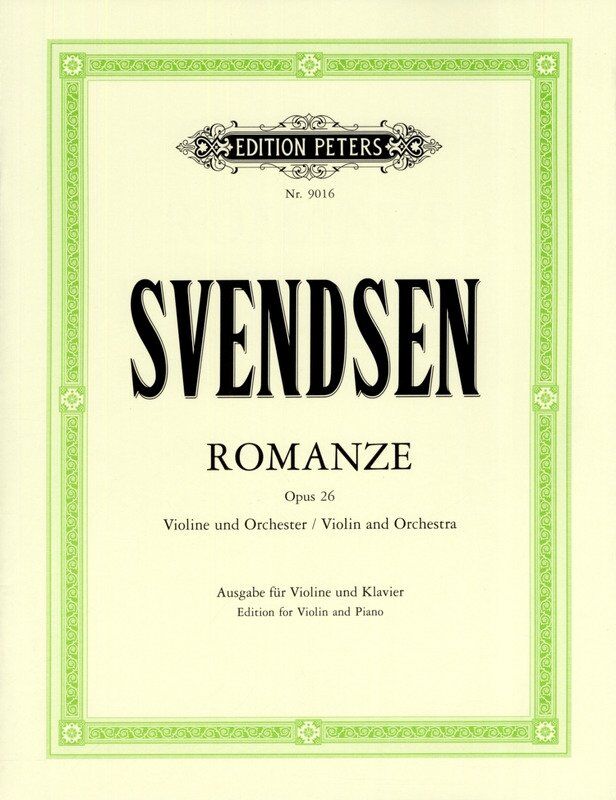 Svendsen - Romance in G Major Op. 26 for Violin and Piano