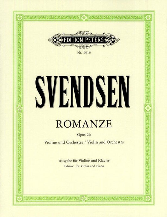 Svendsen - Romance in G Major Op. 26 for Violin and Piano