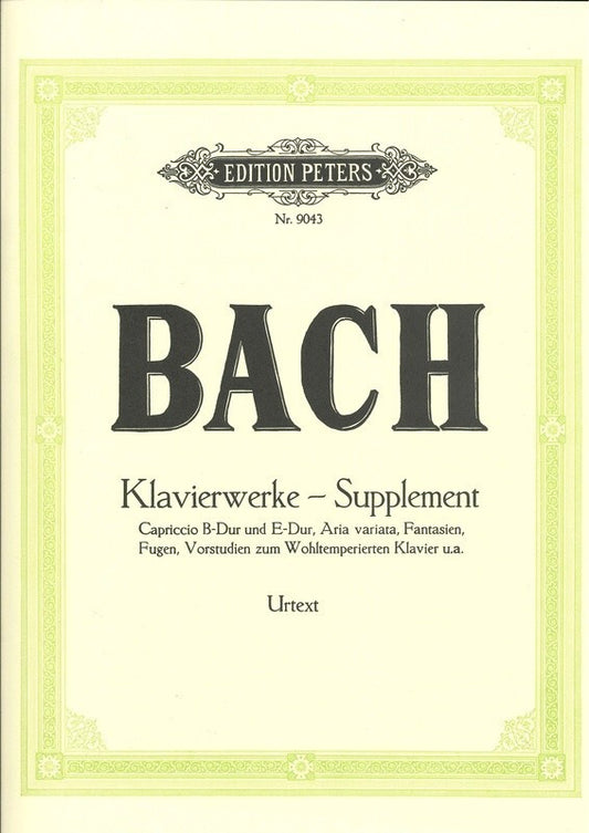 Bach - Selected Works Ed Keller Urtext (Softcover Book)