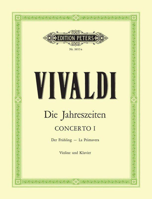 Vivaldi - Four Seasons Spring Concerto Op. 8 No. 1 for Violin and Piano