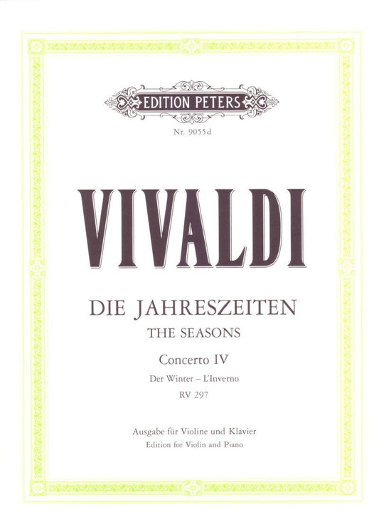 Vivaldi - Four Seasons Winter Concerto F Minor Op. 8 No. 4 for Violin